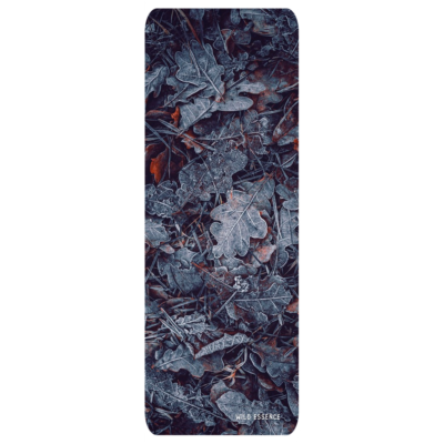 dark leaf yoga mat