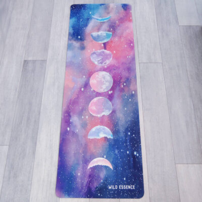 Moon phases yoga mat