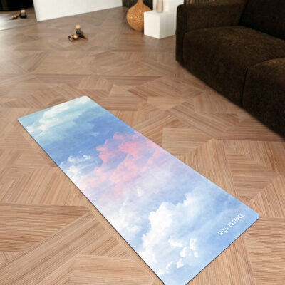 yoga mat clouds